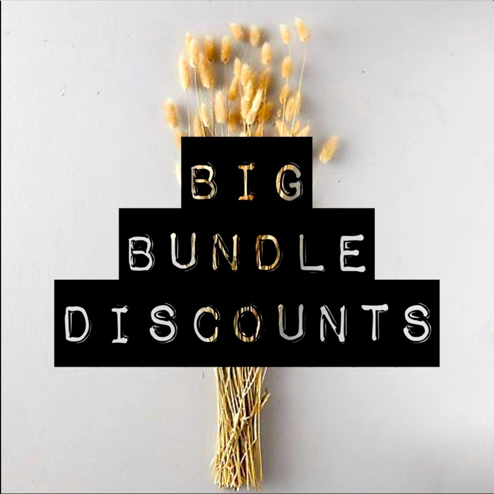 Bundle 2or more and SAVE BIG!
